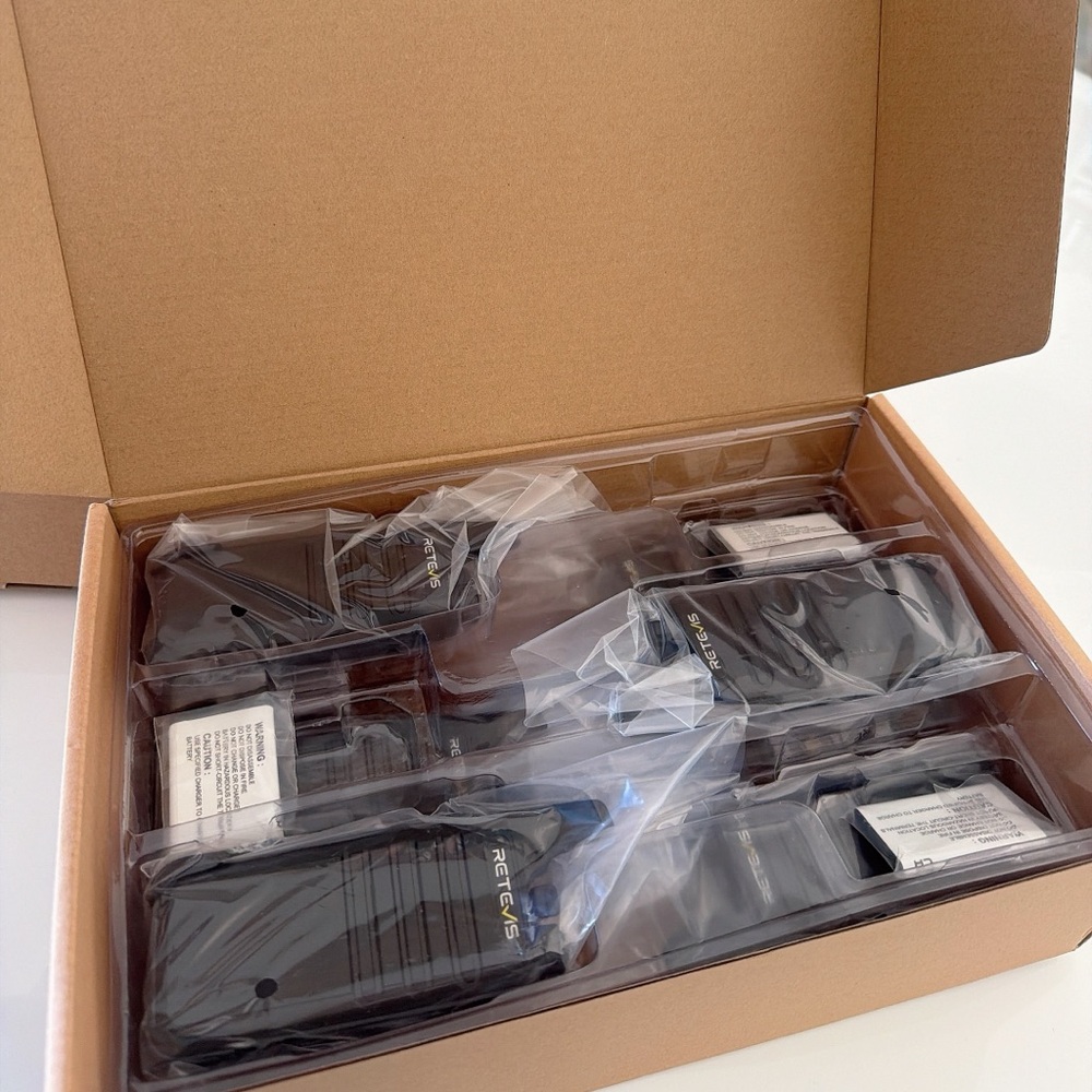 Black Portable Radio Set